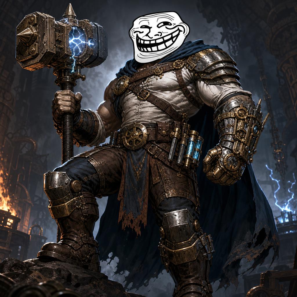 Man-At-Trolls — Gadget-Wielding Lore Sage
