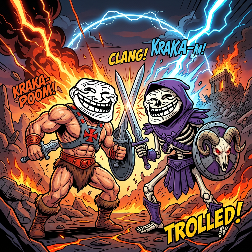 Eternal grudge match: He-Troll vs Skelletroll