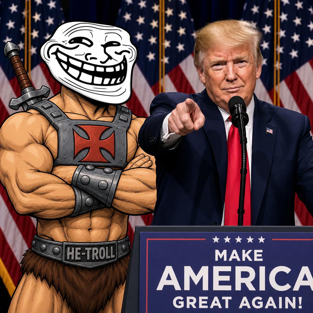 Fist bumps with the highest office in Trollternia
