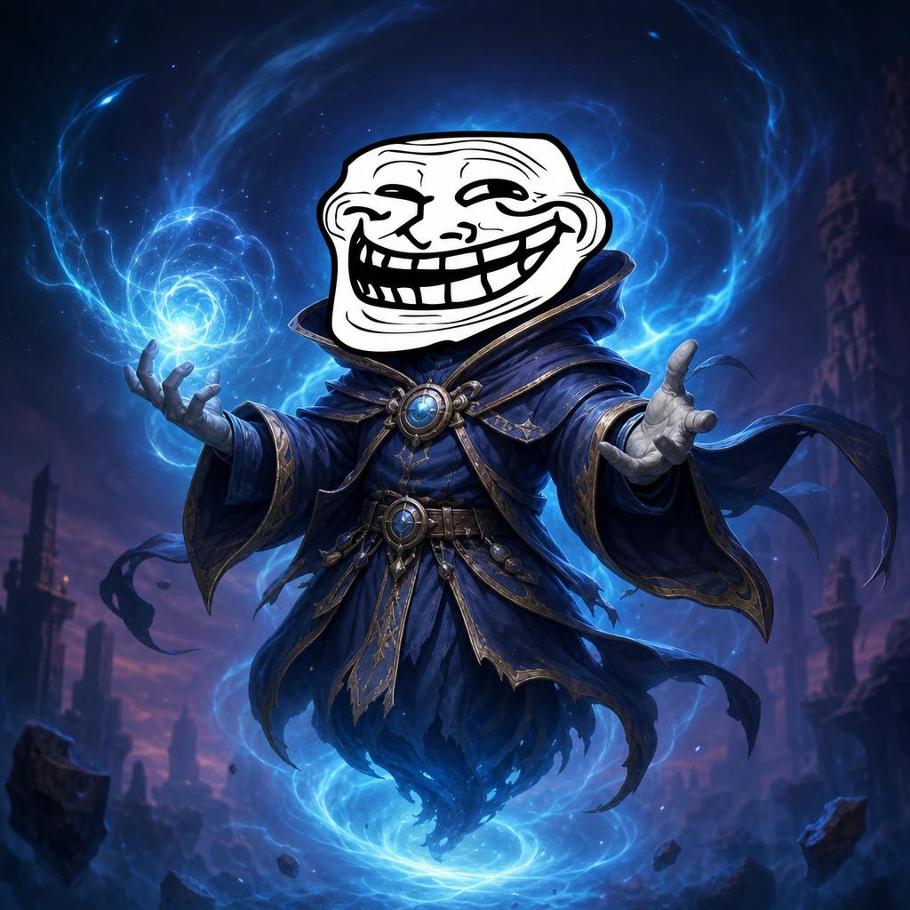 Trollko — Floating Wizard of Cope Magic